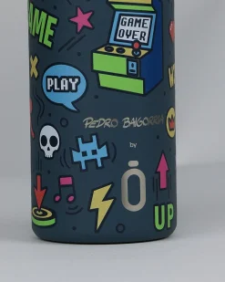 Trinkflasche PEDRO BAIGORRIA Retro Gamer Ocean Runbott 600ml - geschmacksneutral, BPA-frei und auslaufsicher