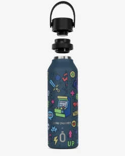 Trinkflasche PEDRO BAIGORRIA Retro Gamer Ocean Runbott 600ml - geschmacksneutral, BPA-frei und auslaufsicher