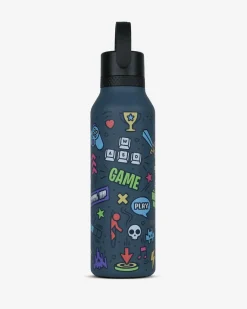 Trinkflasche PEDRO BAIGORRIA Retro Gamer Ocean Runbott 600ml - geschmacksneutral, BPA-frei und auslaufsicher