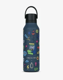 Trinkflasche PEDRO BAIGORRIA Retro Gamer Ocean Runbott 600ml - geschmacksneutral, BPA-frei und auslaufsicher