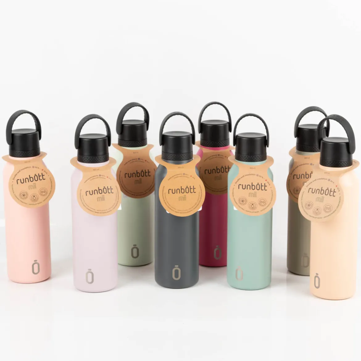 Trinkflasche Runbott MII 600ml Cotton Candy - geschmacksneutral, BPA-frei und auslaufsicher