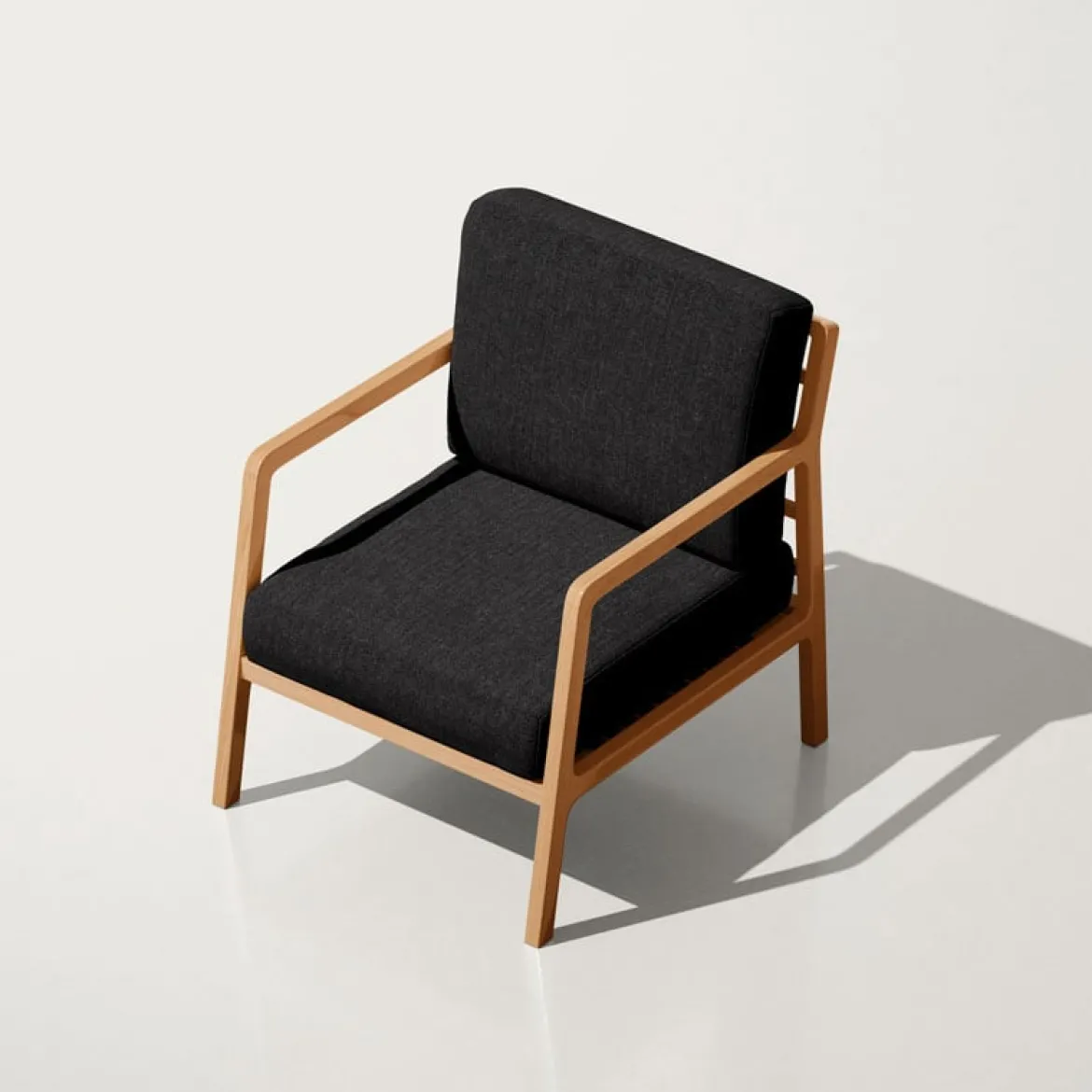 Tuchloden Bezugsstoff Möbelstoff Polsterstoff Dekostoff Wollstoff anthrazit grau 150cm breit
