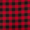 Twill Stoff Baumwollstoff Karo rot schwarz 145cm