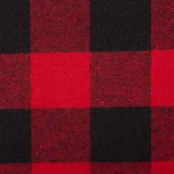 Twill Stoff Baumwollstoff Karo rot schwarz 145cm