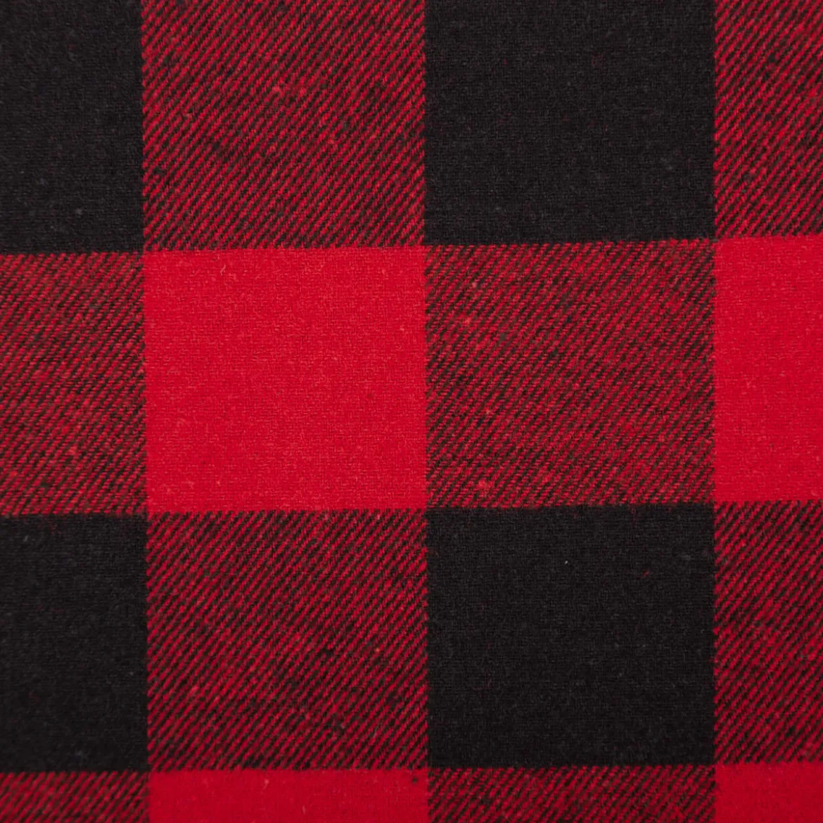 Twill Stoff Baumwollstoff Karo rot schwarz 145cm