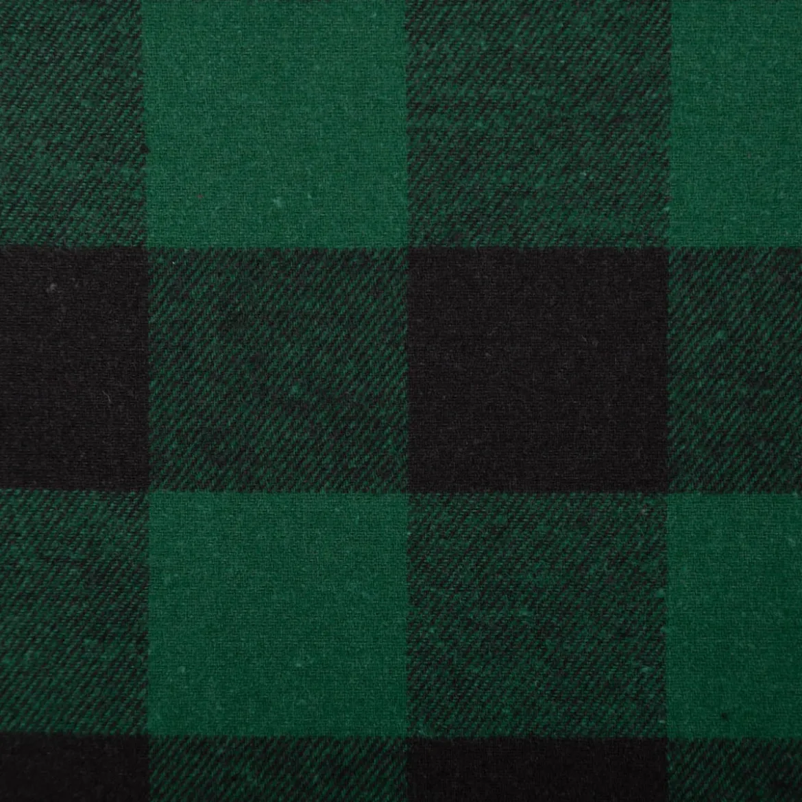 Twill Stoff Baumwollstoff Karo grün schwarz 145cm