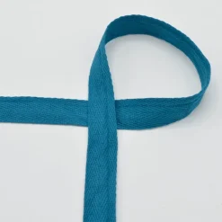 Twill Tape Köper Baumwollband Meterware Petrol 20mm Breite