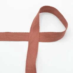 Twill Tape Köper Baumwollband Meterware Terra 20mm Breite