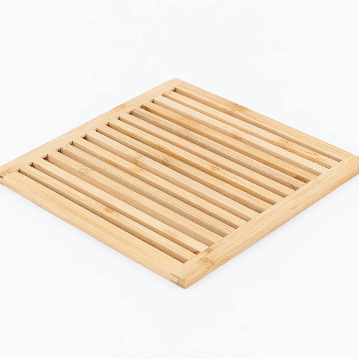 Untersetzer aus Bambus quadratisch natur 20x20x0,5cm