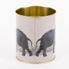 Utensilienhalter Coffee Beans Safari 2er Set hellgrau goldfarbig verschiedene Größen