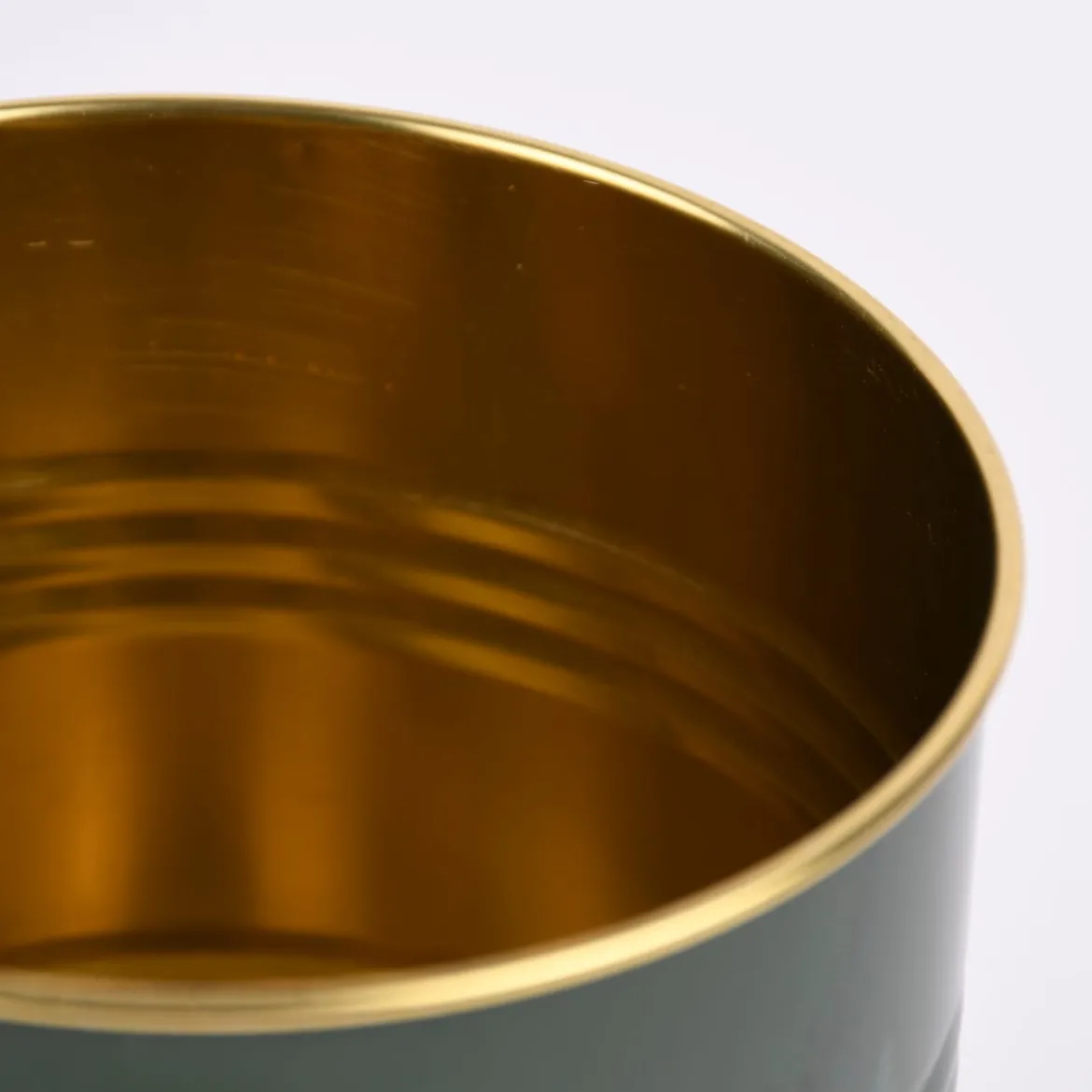 Utensilienhalter Tea Coffee 2er Set grün goldfarbig verschiedene Größen