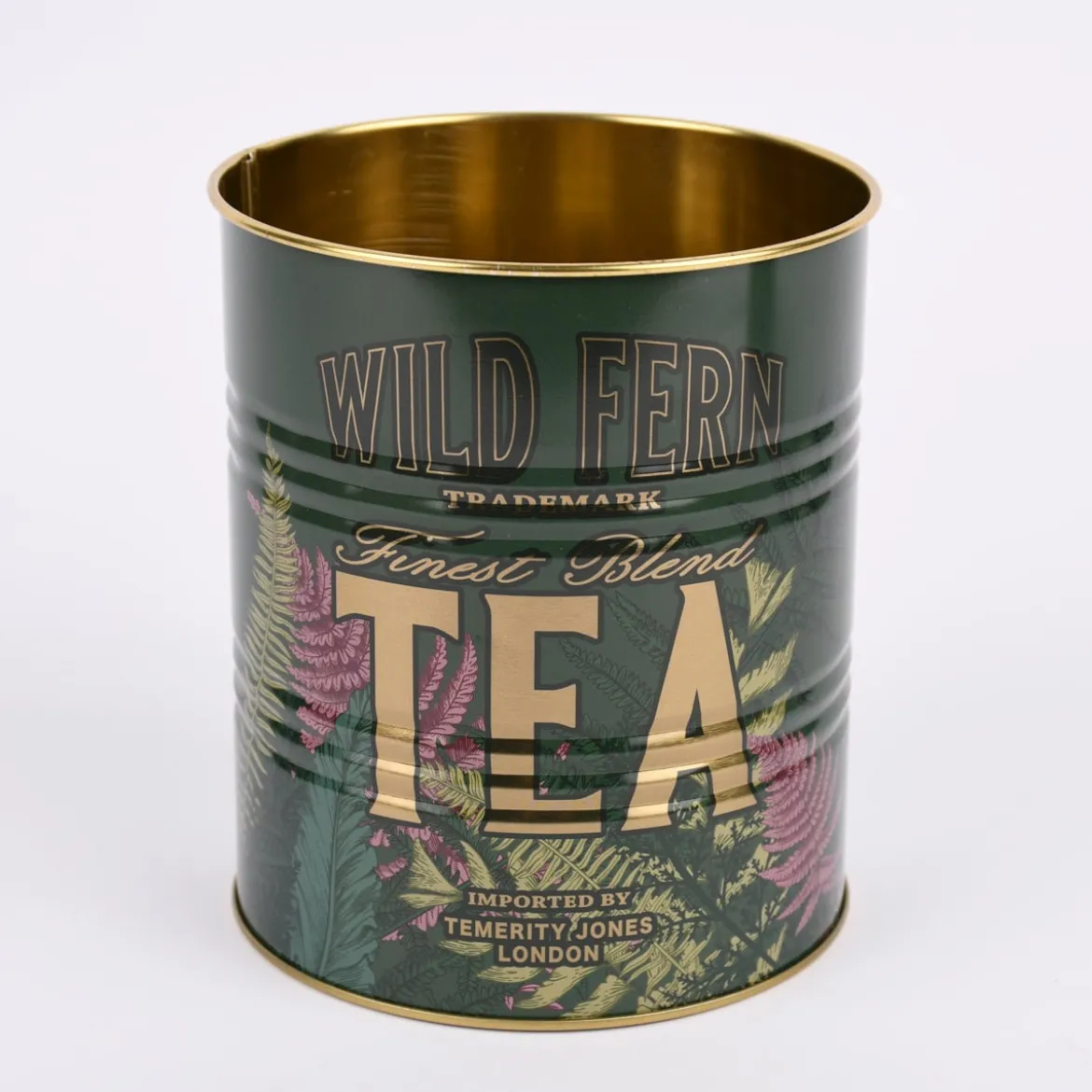 Utensilienhalter Tea Coffee 2er Set grün goldfarbig verschiedene Größen