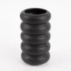 Vase abstrakt Wellen Keramik anthrazit 12x20,5cm