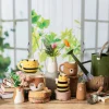 Vase Deer Rehkitz handbemalt von Sass & Belle