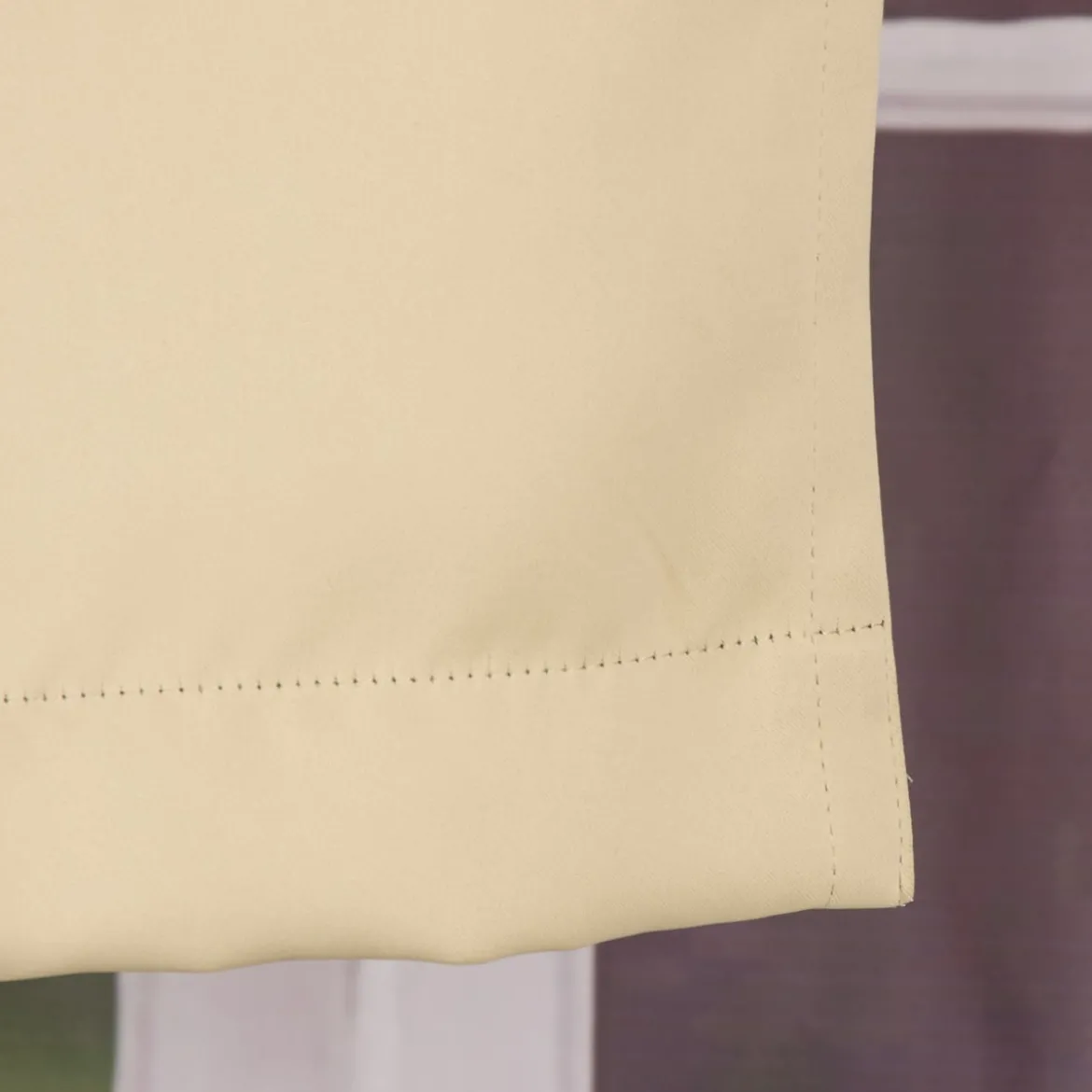 Verdunkelungsvorhang mit Universalband SOPRAN beige 175x140cm