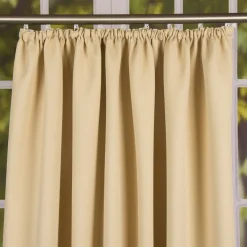 Verdunkelungsvorhang mit Universalband SOPRAN beige 175x140cm