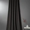 Verdunkelungsvorhang mit Universalband SOPRAN schwarz 175x140cm