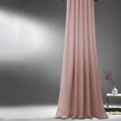 Verdunkelungsvorhang mit Universalband SOPRAN rosa 175x140cm