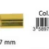 Verschlüsse Magnet Verschluss goldfarbig 1 Stück 22x7mm