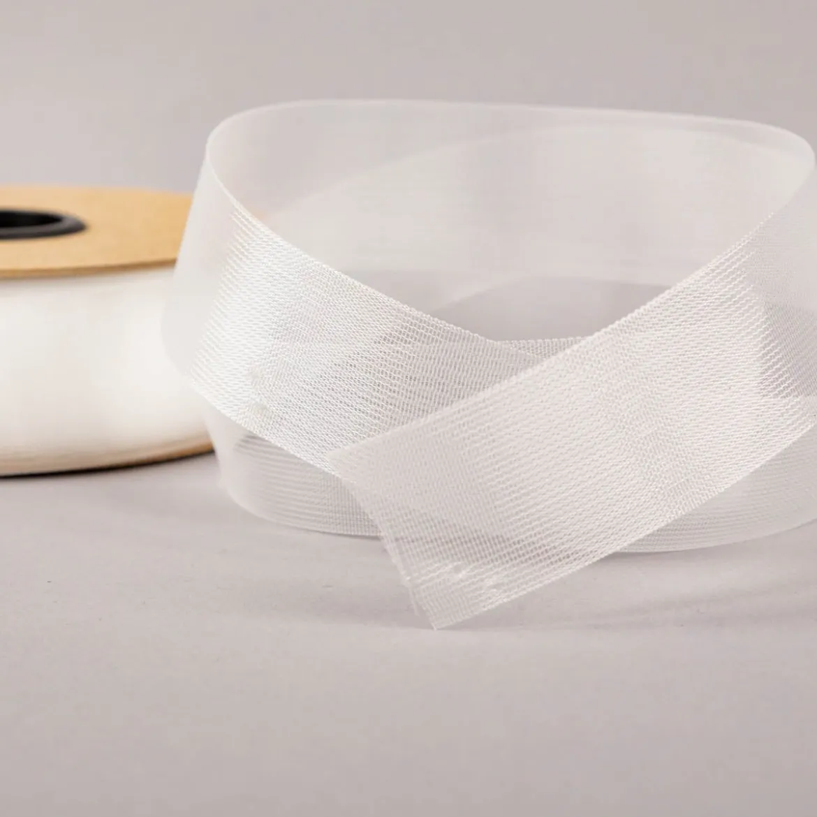 Versteifungsband Ösenband 38mm transparent