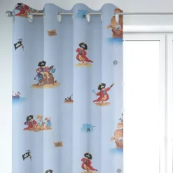 Villa Coppenrath Capt´n Sharky Dekostoff Baumwollstoff Gardinenstoff Meterware blau 140cm
