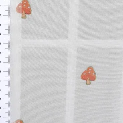 Villa Coppenrath Pipa Lupina Gardinenstoff Voile Pipas Waldwiese Pilze weiß 280cm