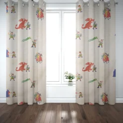 Villa Coppenrath Ritter Vincelot Dekostoff Baumwollstoff Gardinenstoff Meterware beige 140cm
