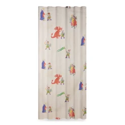 Villa Coppenrath Ritter Vincelot Dekostoff Baumwollstoff Gardinenstoff Meterware beige 140cm