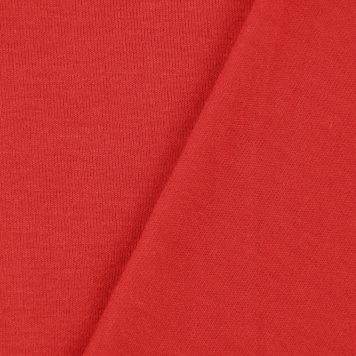 Viskose Jersey einfarbig rot