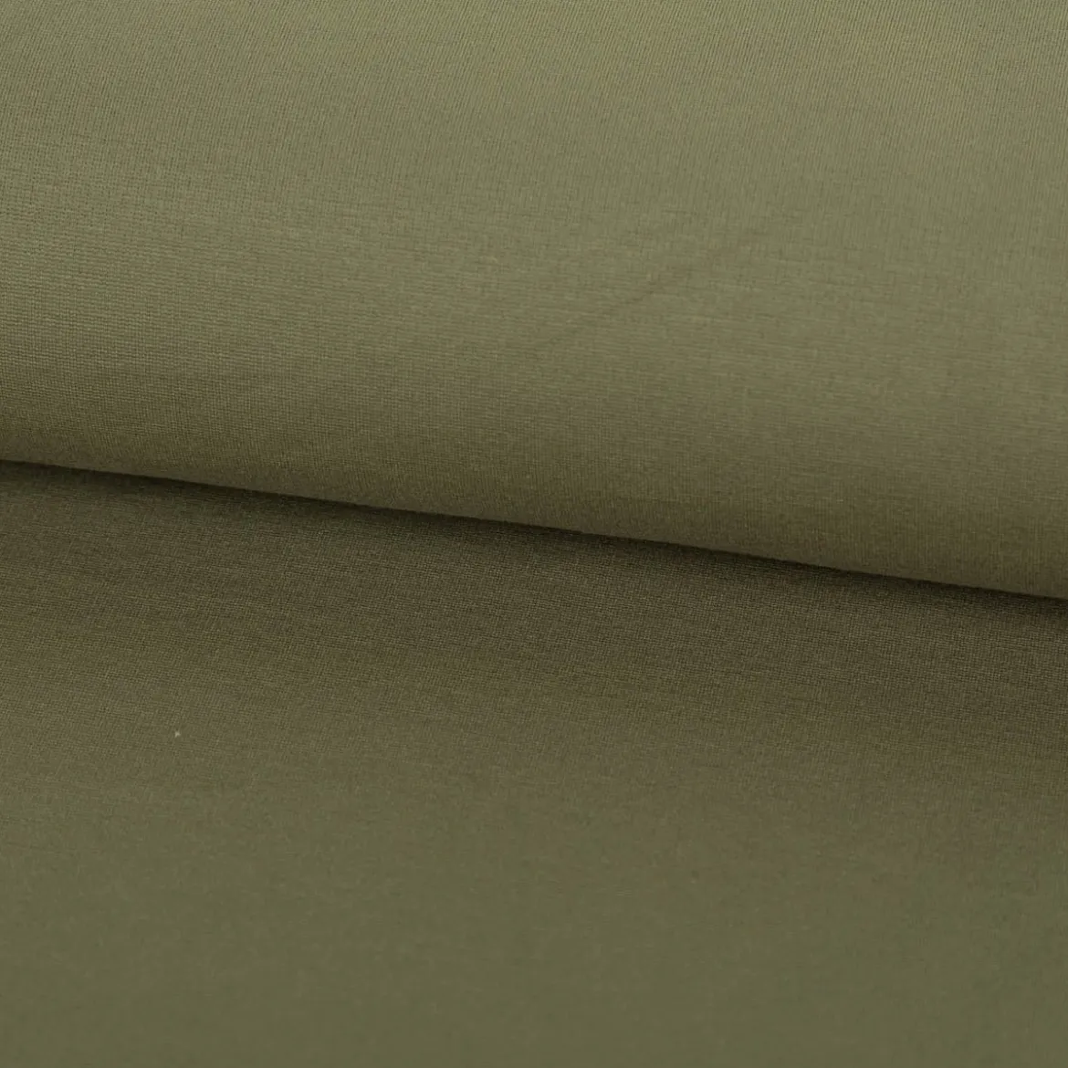 Viskose Romanit Jersey Punta Royal einfarbig khaki grün 1,5m Breite