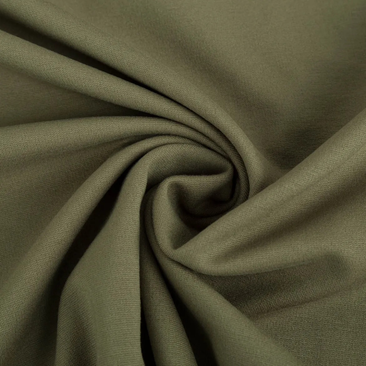 Viskose Romanit Jersey Punta Royal einfarbig khaki grün 1,5m Breite