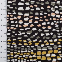 Viskose Stoff für Bekleidung Cobra abstrakt bunt 1,45m Breite
