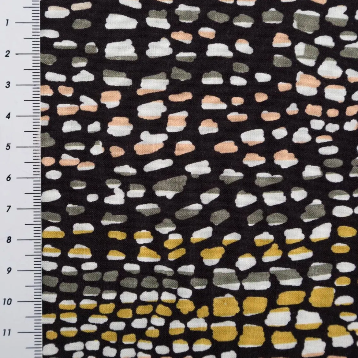 Viskose Stoff für Bekleidung Cobra abstrakt bunt 1,45m Breite