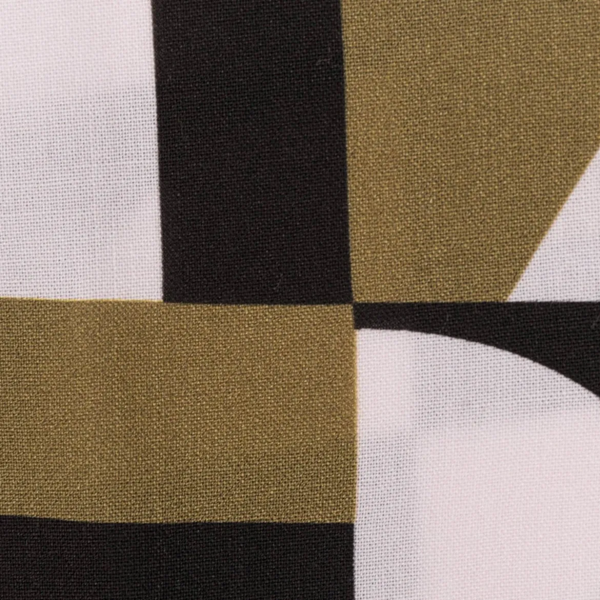 Viskose Stoff für Bekleidung geometrisch abstrakt schwarz grün weiß 1,5m Breite