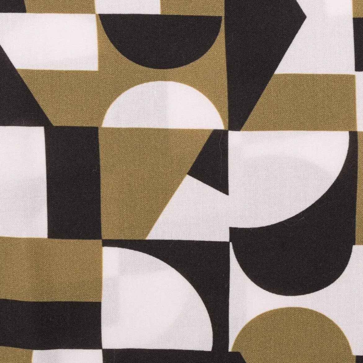 Viskose Stoff für Bekleidung geometrisch abstrakt schwarz grün weiß 1,5m Breite