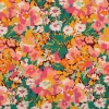 Viskose Stoff für Bekleidung Silene abstrakte Blümchen rosa bunt 1,45m Breite