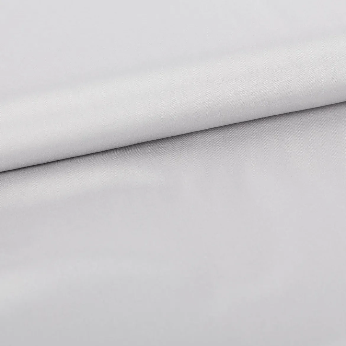 Viskose Stoff Futterstoff Neva Viscon Meterware uni hellgrau 1,40m Breite