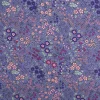 Viskose Stoff Lenzing EcoVero™ Blümchen lila 140 cm Breite