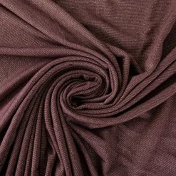 Viskose Stoff Lurex Jeresey aubergine gold 1,60m Breite