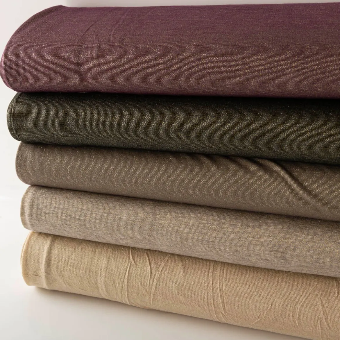 Viskose Stoff Lurex Jeresey gold 1,60m Breite