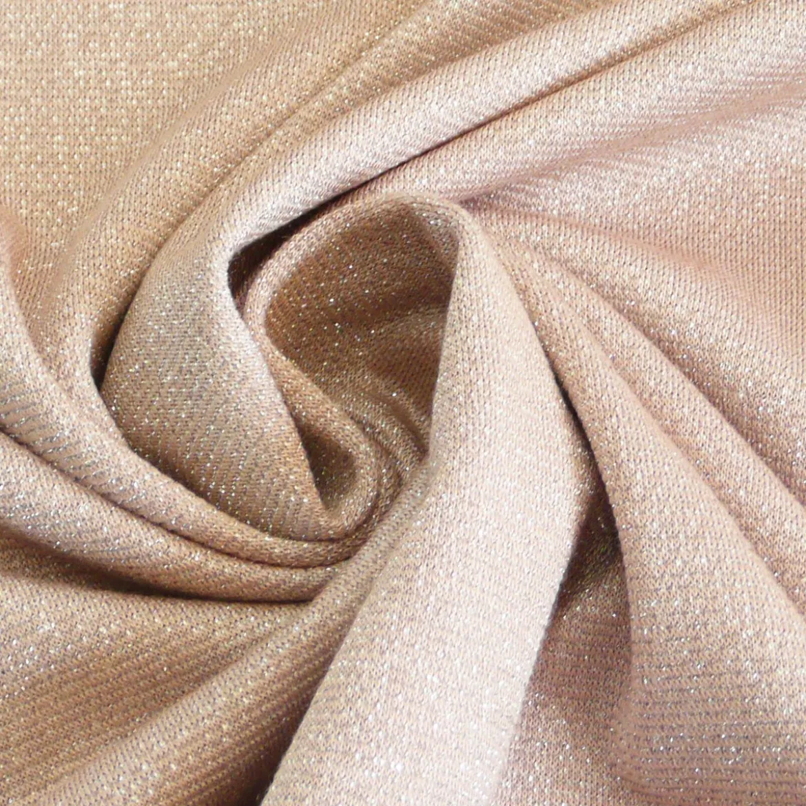 Viskose Stoff Lurex Jersey rosa Glitzer 1,60m Breite