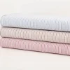 Viskose Stoff mit 30% Leinenanteil Streifen blau 137cm Breite