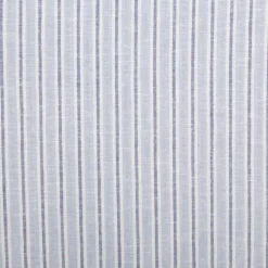 Viskose Stoff mit 30% Leinenanteil Streifen blau 137cm Breite
