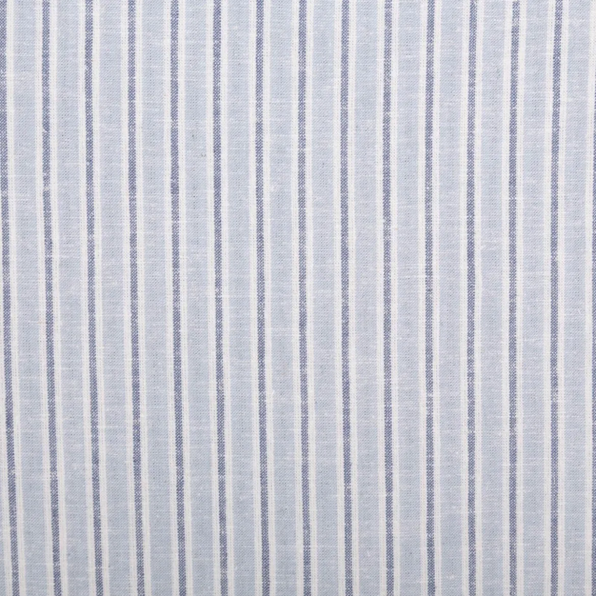 Viskose Stoff mit 30% Leinenanteil Streifen blau 137cm Breite