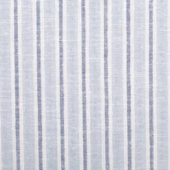 Viskose Stoff mit 30% Leinenanteil Streifen blau 137cm Breite