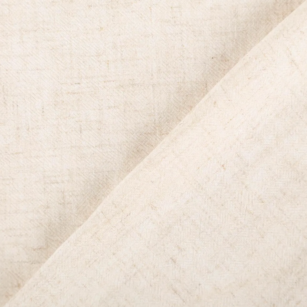 Viskose Stoff mit 15% Leinenanteil natur 1,35m Breite
