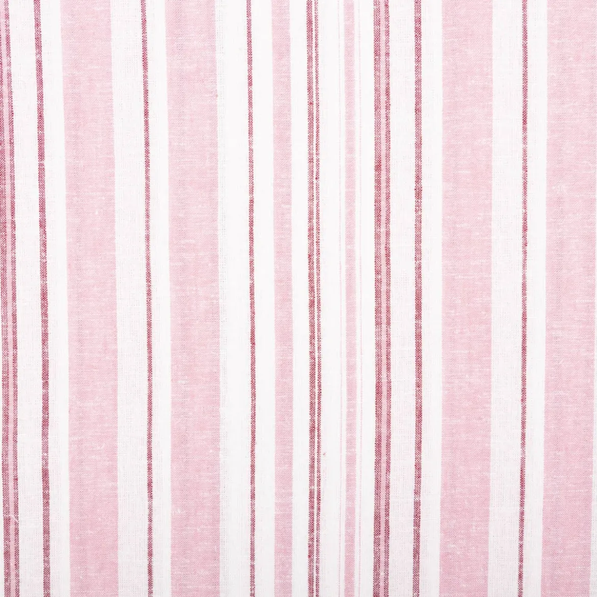 Viskosestoff mit 30% Leinen Streifen rosa wollweiß braun 1,37m Breite