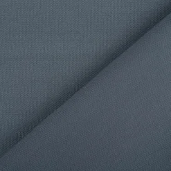 Viskose Stoff Piqué Doppelgewebe uni Stahlblau 150 cm breit