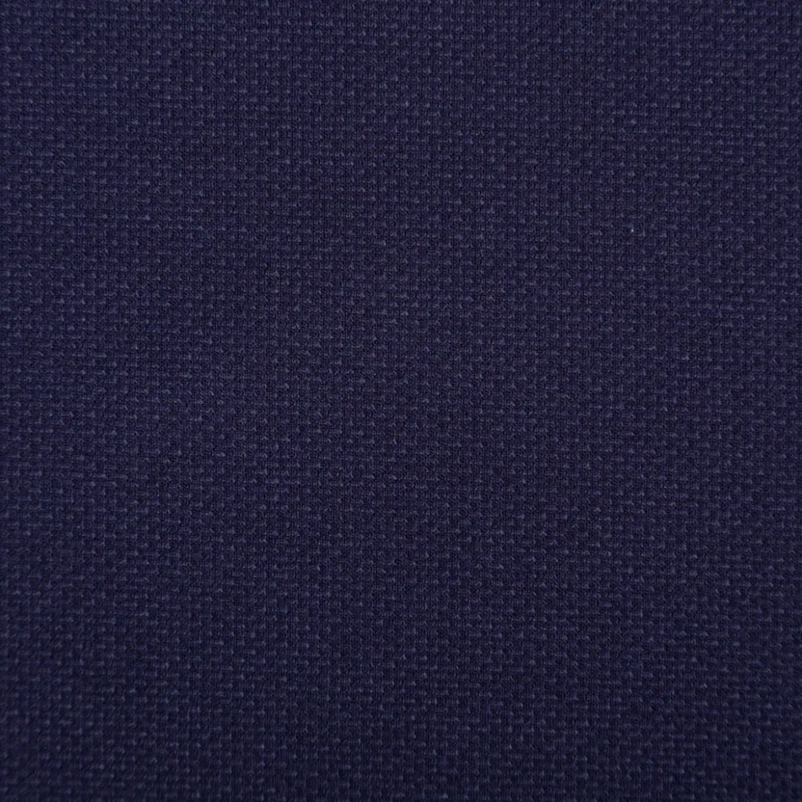 Viskose Stoff Piqué Doppelgewebe uni Marineblau 150 cm breit