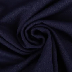 Viskose Stoff Piqué Doppelgewebe uni Marineblau 150 cm breit